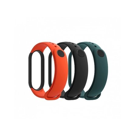 Sportpaket Xiaomi Mi Smart Band 5 (musta, oranssi ja vihreä)