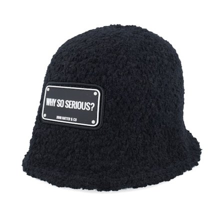 John Hatter & Co - Negro bucket Sombrero - Why So Serious? Black Winter Bucket @ Hatstore