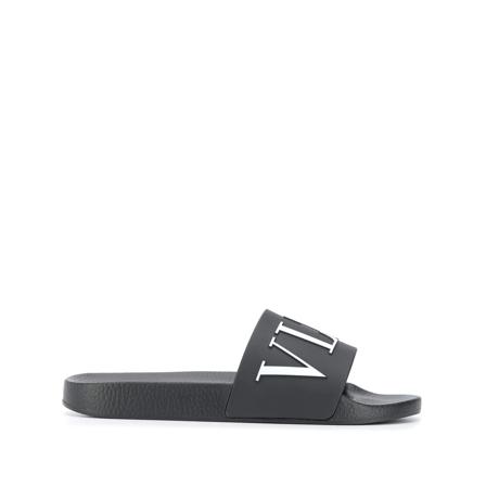 Valentino Garavani Sliders , Zwart , Heren , Maat: 43 EU