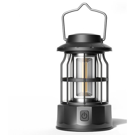 Camping Lanterner Batteridrevet, LED Campinglys Lysstyrke Dæmpbar, IPX4 Vandafvisende Campinglamper, Bærbar Campinglampe til Hjem, Skur og Mere