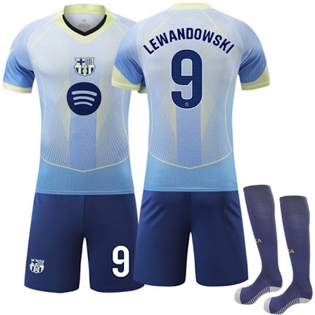 2025-2026 Barcelona Special Edition Fotballdrakt for Barn/Voksne, Blå, med Sokker