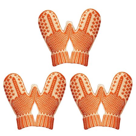 The Naughty List Votter, Morsomme Skjulte Langfinger-votter, Koselig Strikk med Skjult Holdning, Vintervarme Votter Gave til Kvinner