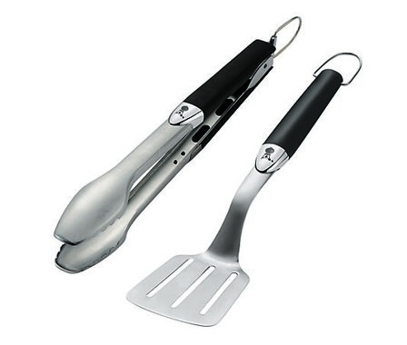 WEBER GRILLSETT LITE KOMPAKT SORT 2 DELER