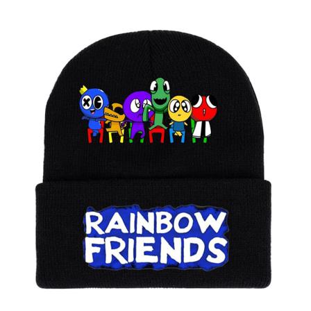 IC Roblox Rainbow Friends Stickad Mössa Kallt Vinter Varma Mössa e Spel