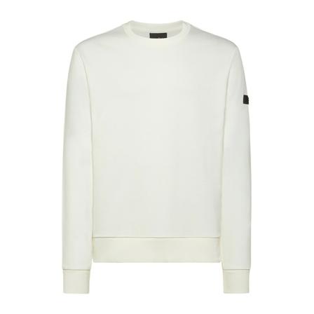 Peuterey 100% cotton fleece Hvid, Herre Strik, Størrelse: 2XL