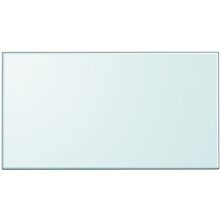 vidaXL Bordsskiva härdat glas rektangulär 1200x650 mm