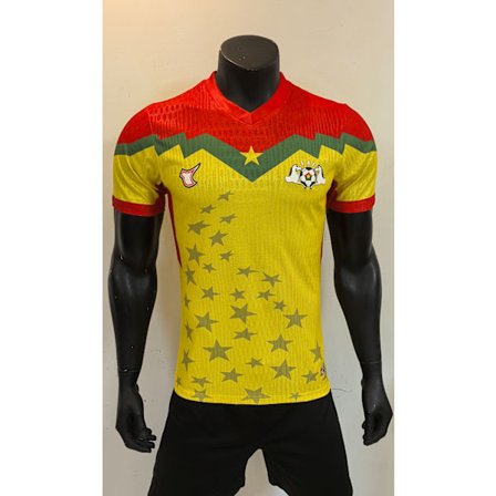 Burkina Fason jalkapallomaajoukkueen keltainen Special Edition -pelaajan jalkapallopaita, koot S–2XL