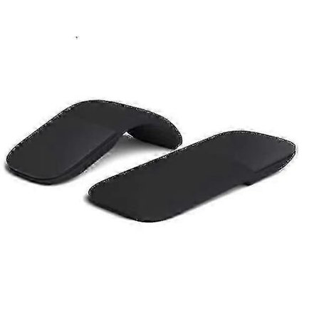 Microsoft Arc Mouse Bluetooth-mus för PC-laptops Kompatibel Windows Mac Chrome OS (tunn lätt transportabel taktil) - Svart