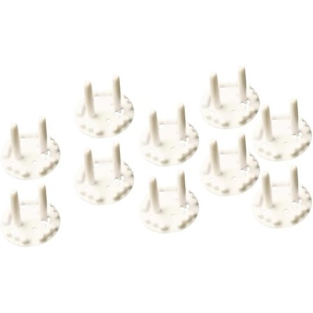 10 stk. Barnesikring Stikkontakt Beskyttelsesdeksler 2 Pring Plugg Stikkontakt Beskyttelsesdeksel Elektrisk Sikkerhet Stikkontakter for Hjemmekontor 