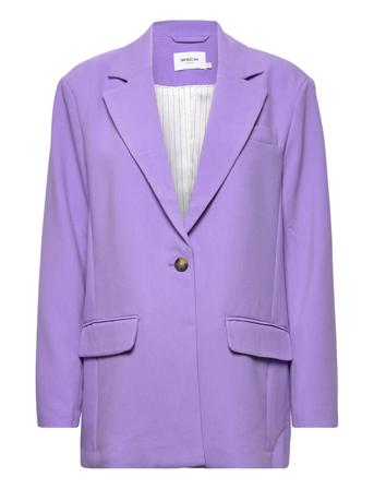 Mschtaira Hedvig Blazer Blazers Single Breasted Blazers Liila MOSS COPENHAGEN