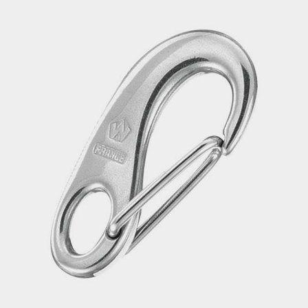 Snap hook Wichard Safety Snap Hook, stainless steel, Ø12 mm, 75 mm