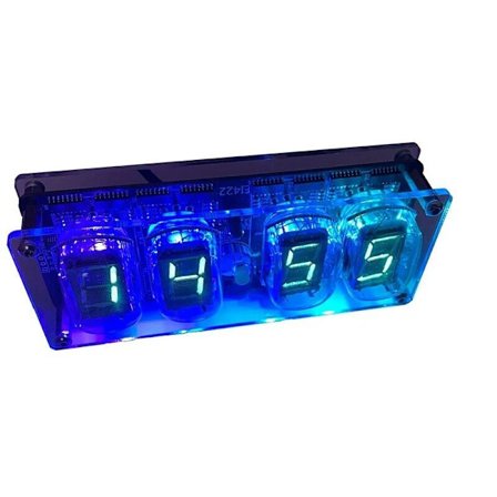 EI422 4-Bit WiFi Timing Fluorescent Tube Clock Bluetooth Speaker Nixie TubeClock