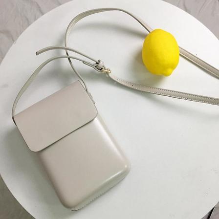 Håndtasker til crossbody telefontaske damepung lille blød pu læder cellepung mini skuldertaske med strop kortpladser A916-444