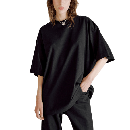 Hope Oversized T-Shirt T-shirts Herr Svart 46