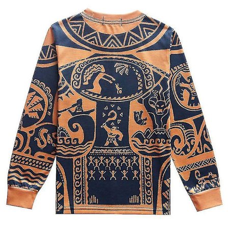 Moana Maui Kostume Pyjamas Sæt Børn Drenge Nattøj Soveoutfit