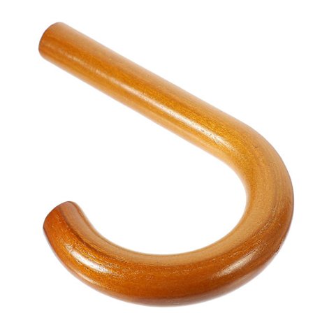 Robust paraplyhåndtag udskiftningsdele udskiftelige træ paraplyhåndtag udskiftningsdele (18.00X12.00X2.20CM, som vist på billedet)