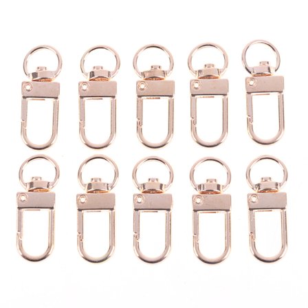 10 stk 13*34 mm hummerlåskroker for halskjede og armbåndkjede D