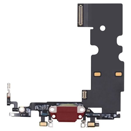 Lightning-latausliitin - RELIFE - iPhone SE 2022 - Integroitu mikrofoni - Punainen - Langallinen