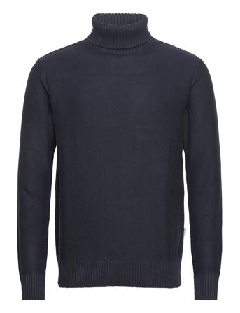 Slhaxel Ls Knit Roll Neck W Knitwear Turtlenecks Marineblå Selected Homme*Betinget Tilbud