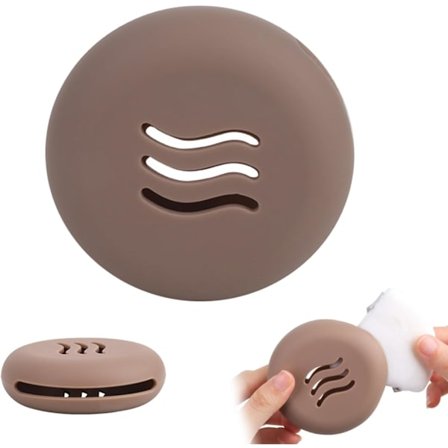 Pop-in og -ud på et sekund, brudsikker makeupsvamp-holder, åndbar beautyblender-etui, brugervenlig makeup-svampeorganisator for sikker og hygiejnisk 