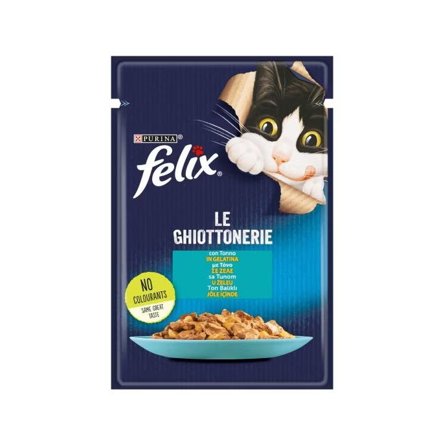 Purina Felix Le Ghiottonerie Gusto Tonno Cibo Umido Gatti Adulti