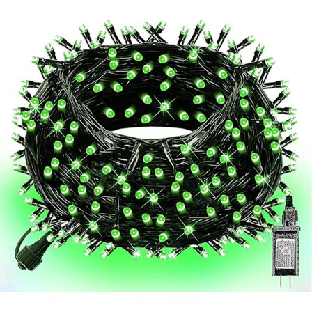 Lyse 20 meter 200 LED Julelys, Julelys Lenke Grønn