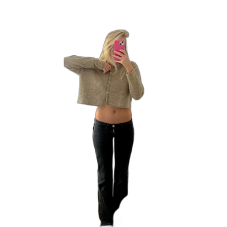 Leopard jeans