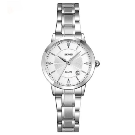 IC Klassiska Damklockor Mode Damklänning Klocka Rostfritt stålband