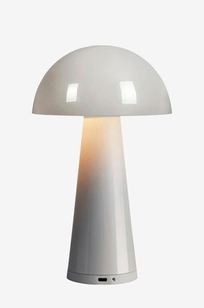 Markslöjd - Bordlampe Fungi Oppladbart batteridrevet - Beige - Bordlamper - Fra Homeroom