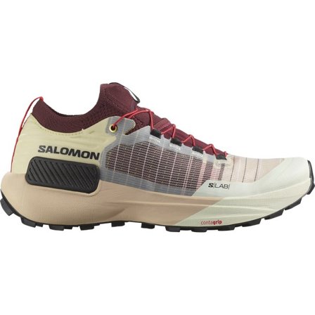Salomon - Scarpe da trail running unisex S/lab Genesis - Vanilla Ice / Decadent Chocolate / Black - 40