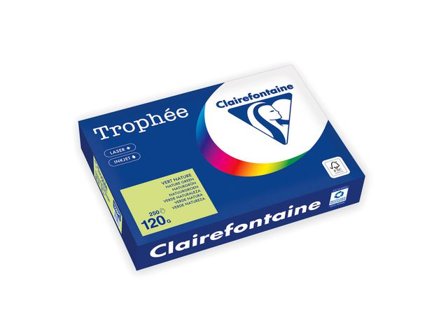 Trophy Blanc Kopieringspapper A4 120g ohålat naturgrön 250/fp - Lyreco - Kontorspapper - Specialpapper - Färgat - A4
