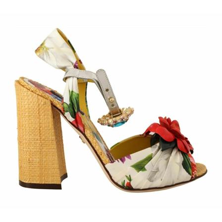 Dolce & Gabbana High Heel Sandaler vit, Dam, Dam, Storlek: 38 EU