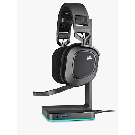 Original Corsair HS80 RGB Wireless Over-ear Headset - Svart