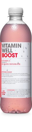 Vitamin Well Boost - Hindbær Blåbær Hindbær Blåbær/ 500 ml, Helse & Madvarer, Drikkevarer, Øvrige Drikkevarer