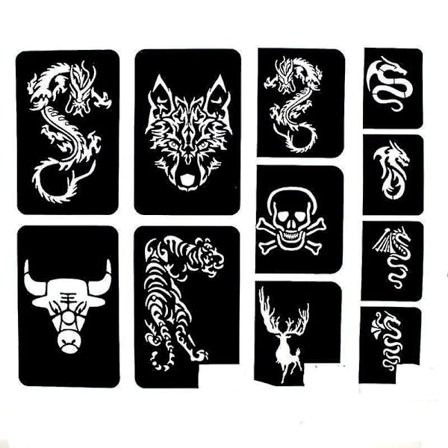 Tattoo Stencil For Face, Body Painting