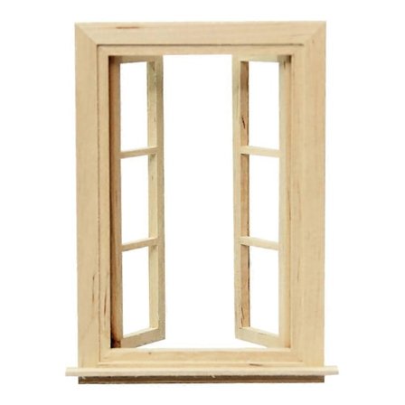 Dukkehus Miniatyrer Vindus Miniatyr Møbler Dukketilbehør Leker for Barn