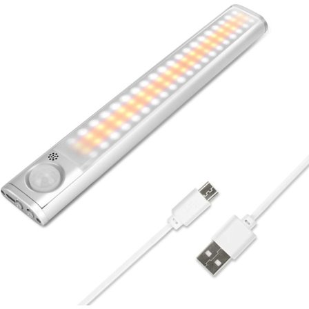 Under Cabinet Belysning 80 LED Garderobslampa, Rörelsesensorlampor