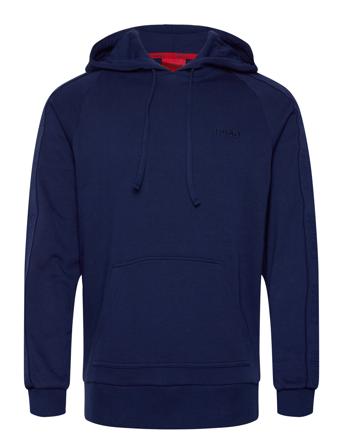Tonal Logo Hoodie Designers Sweatshirts & Hoodies Hoodies Blue HUGO