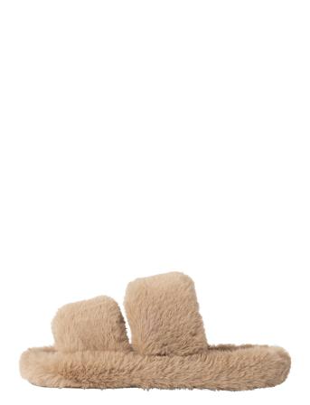 Nkfnus Faux Fur Slipper Beige Name It