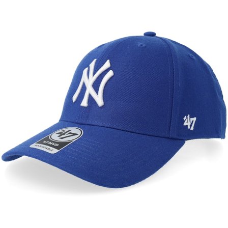 47 Brand - MLB Blau Adjustable Cap - New York Yankees Mvp Royal 1 Adjustable @ Hatstore