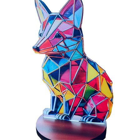 Pöytäkoriste Kaksipuolinen Monivärinen Koristelu, Kettu