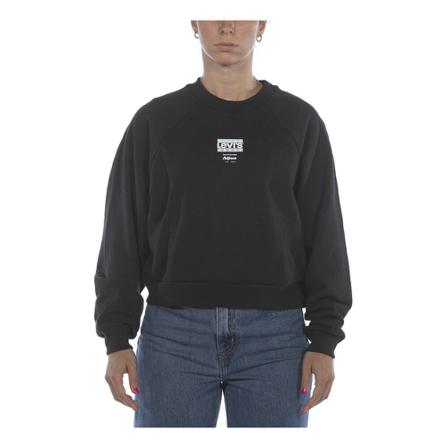 Levi's, Sweatshirt Zwart, Heren, Maat:M