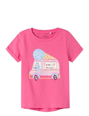 name it Nmfvix Ss Top - Pink - 86