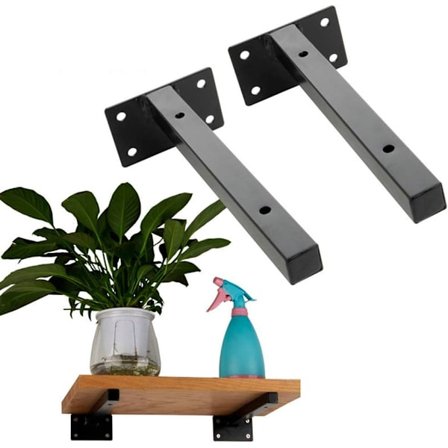 Kuormaa kantava kolmion muotoinen hyllynkannatin 2 kpl Teollinen rauta Ri