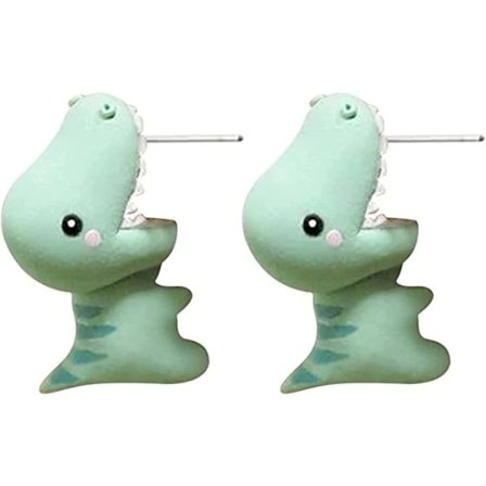 Cute Animal Bite Earrings - Dinosaur Shark Earrings