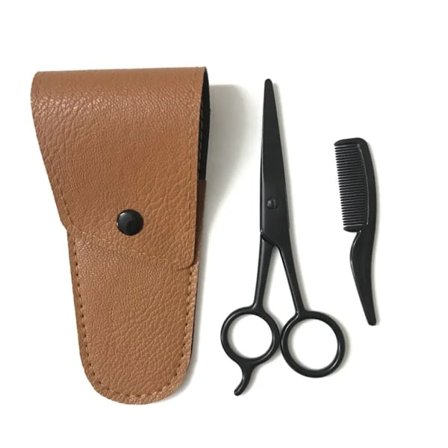 TG Set Professionel Skægkam, Børste, Pleje, Mand, Oval Børste, Styling, Hårkam + Skægsaks