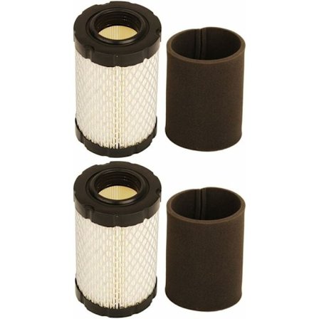 Ilmansuodatin esisuodattimella Briggs & Stratton 796031 594201 591334 Esisuodatin 797704 Korvaa John Deere MIU1303 GY21435 MIU13963