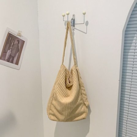 Lærredsskuldertaske Crossbody-taske KHAKI STYLE 2 STYLE 2