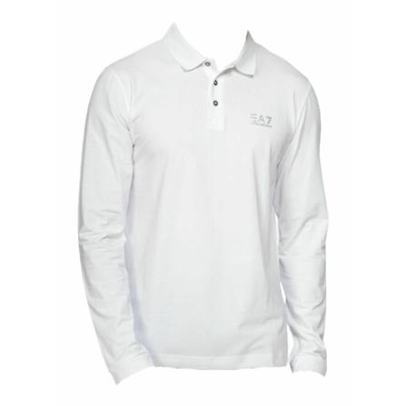 Emporio Armani Ea7, Longsleeve tops Wit, Heren, Maat:S