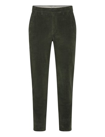 Chuck Regular Corduroy Pants Green Knowledge Cotton Apparel